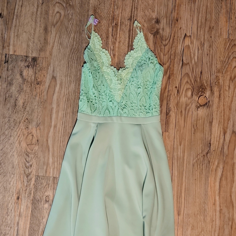 Mint sun dress